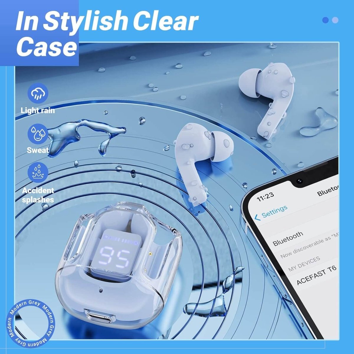 PulseTone™ Noise-Cancelling Earbuds — Dive Deep into Every Beat with Crystal-Clear, Distraction-Free Sound
