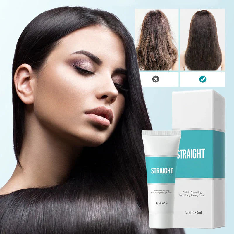 KeraGlide™ - Keratin Hair Straightening Cream | 1+1 FREE