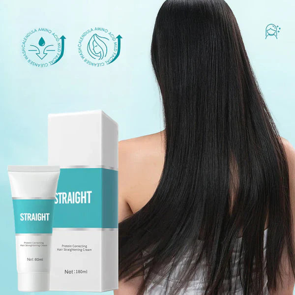 KeraGlide™ - Keratin Hair Straightening Cream | 1+1 FREE