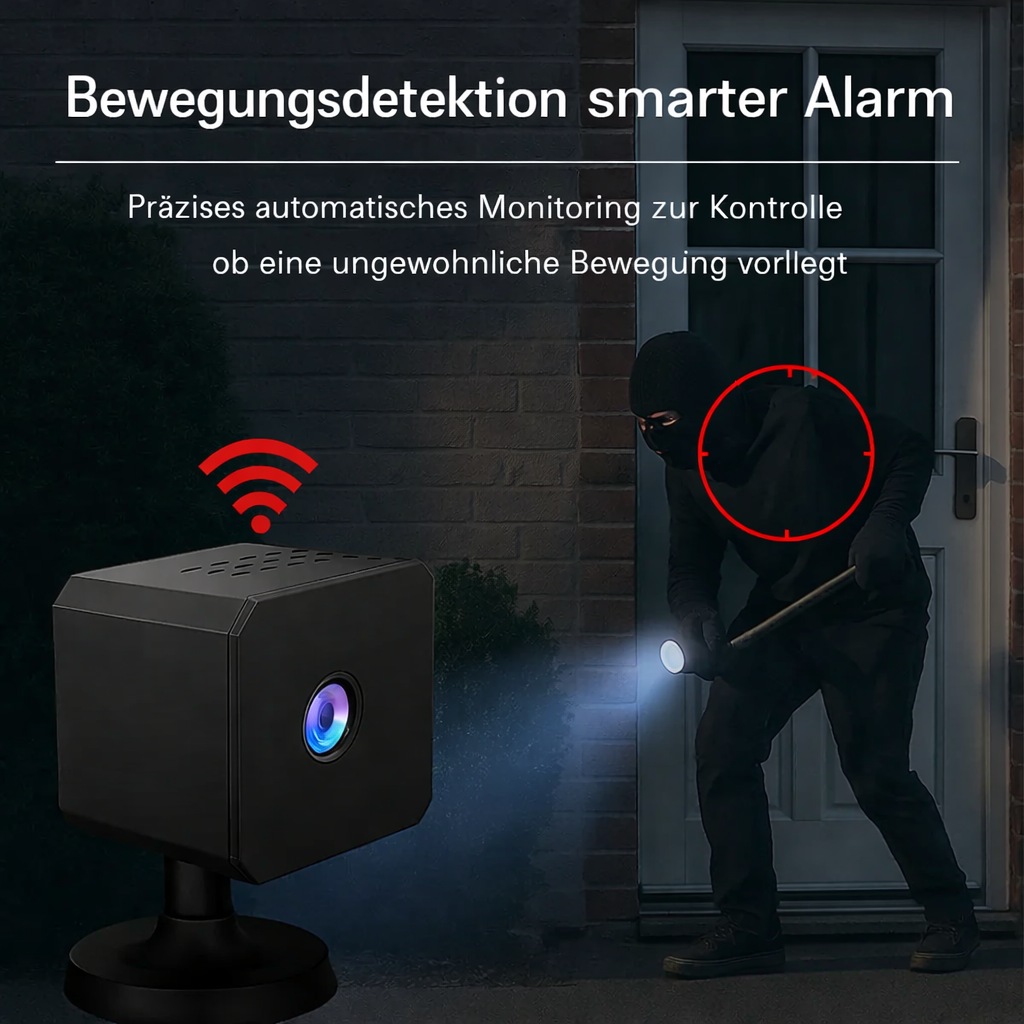 Security Camera | Ultra HD 4K Night Vision with Infrared | Battery Operated | SafeCam Pro