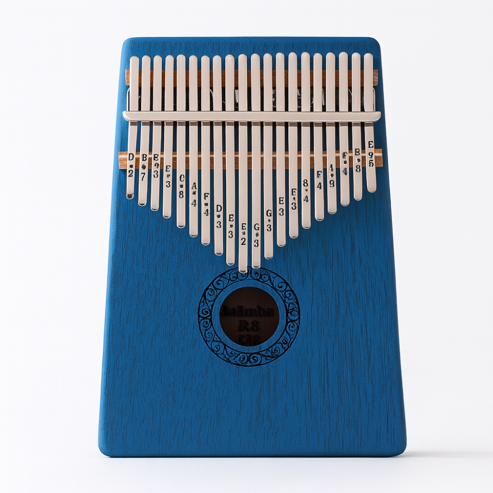 Compact 17-Key Thumb Piano - Portable Kalimba for Beginners and Relaxation