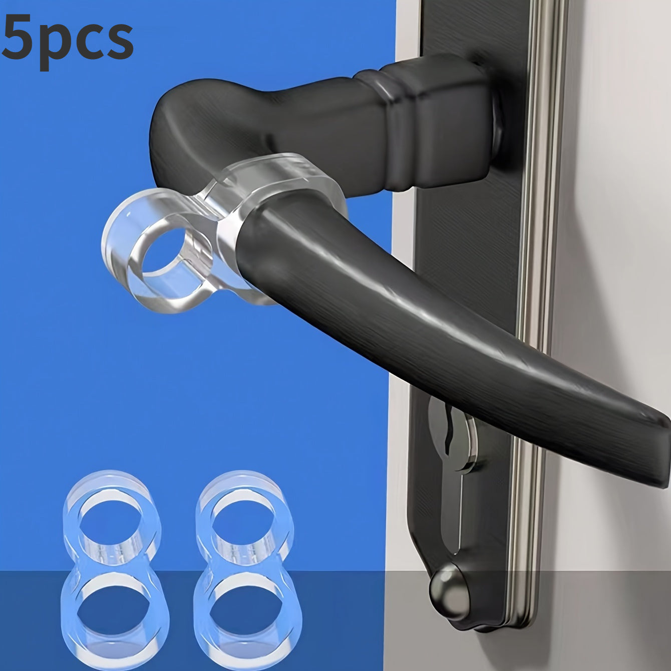 Silicone Door Handle Bumpers - Set of 5