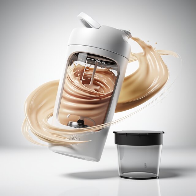 Electric Protein Blender | Self-Mixing Shaker Bottle | USB Powered Mixer | BlendGo