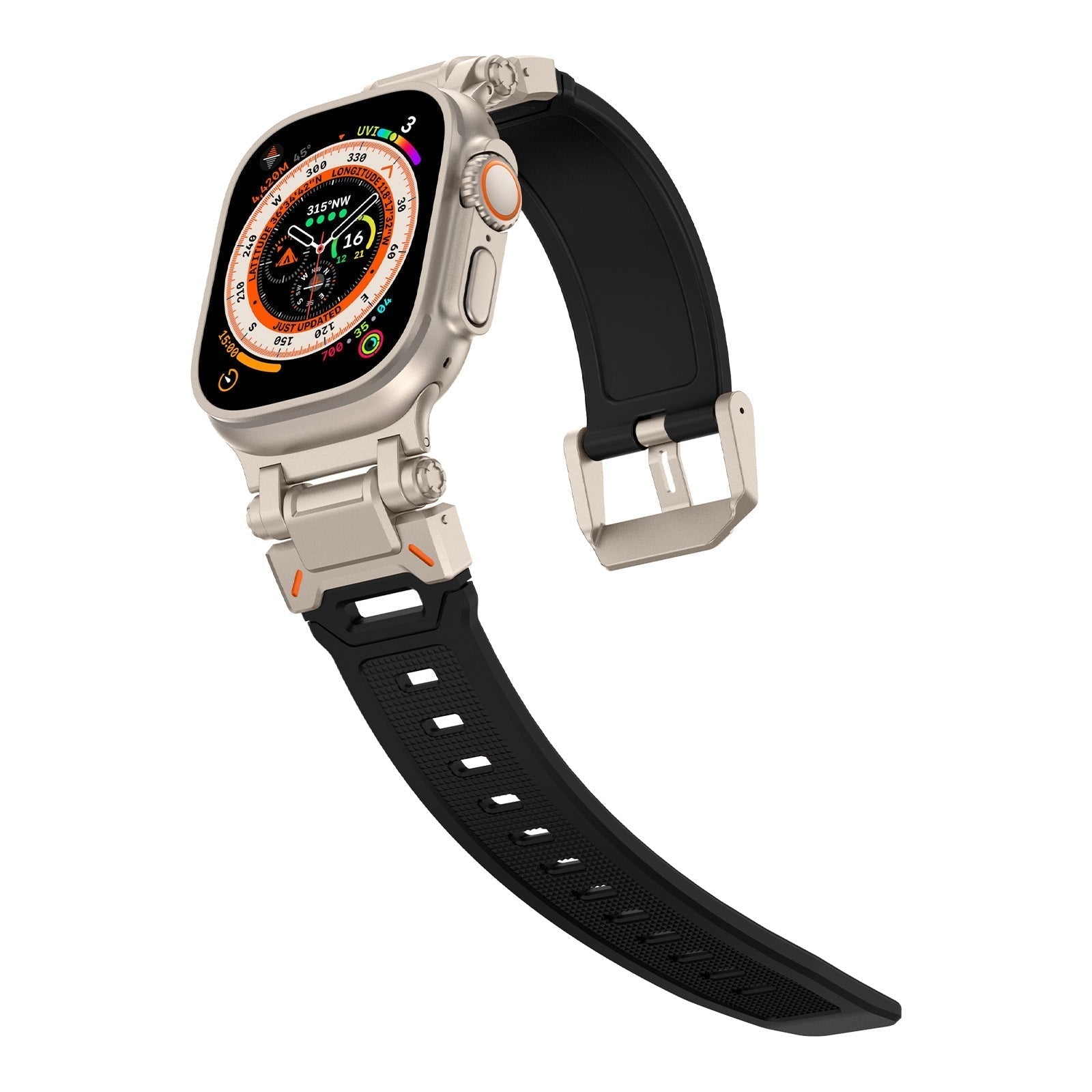 Silicone Strap for Apple Watch - Adventure Style