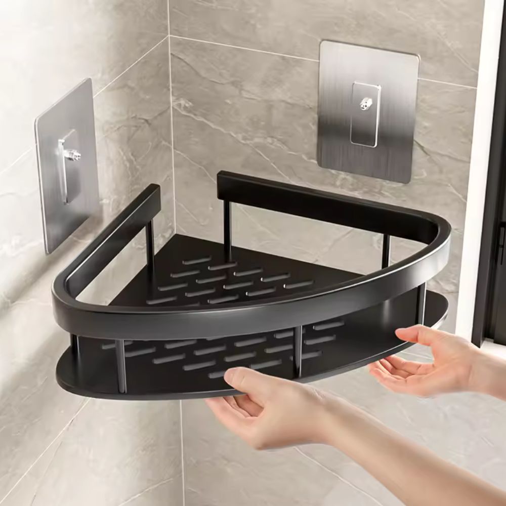 Aluminum Corner Shelf for Showers – Stylish and Space-Saving Solution
