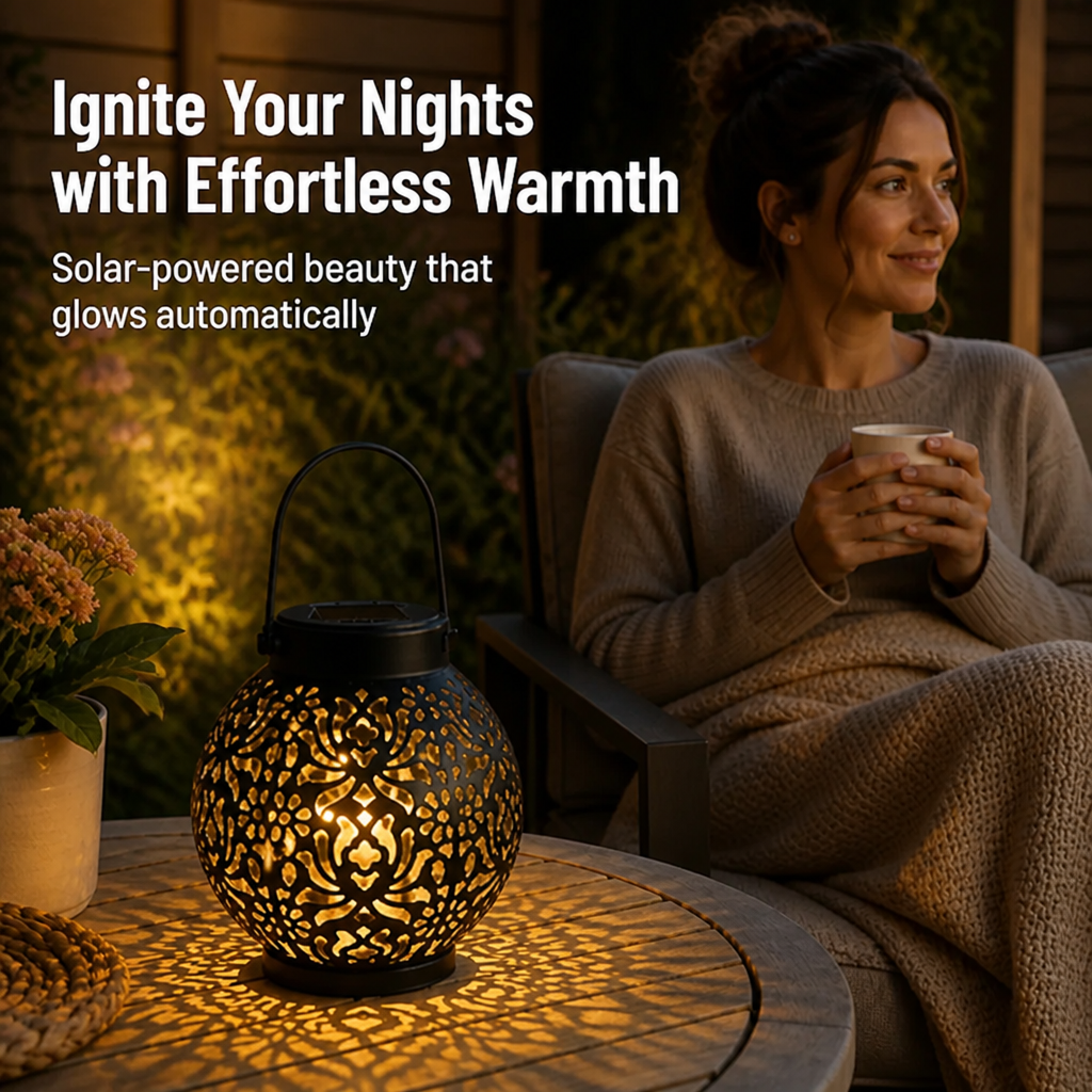 LuminaAura™ — Ignite Your Nights with Effortless Warmth and Magical Floral Light