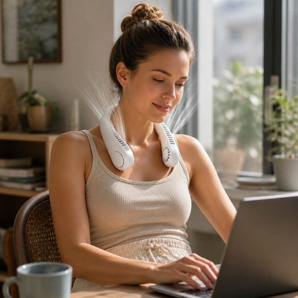 BreezeFlow™ — Unleash Instant, All-Day Freedom from Sweat and Heat