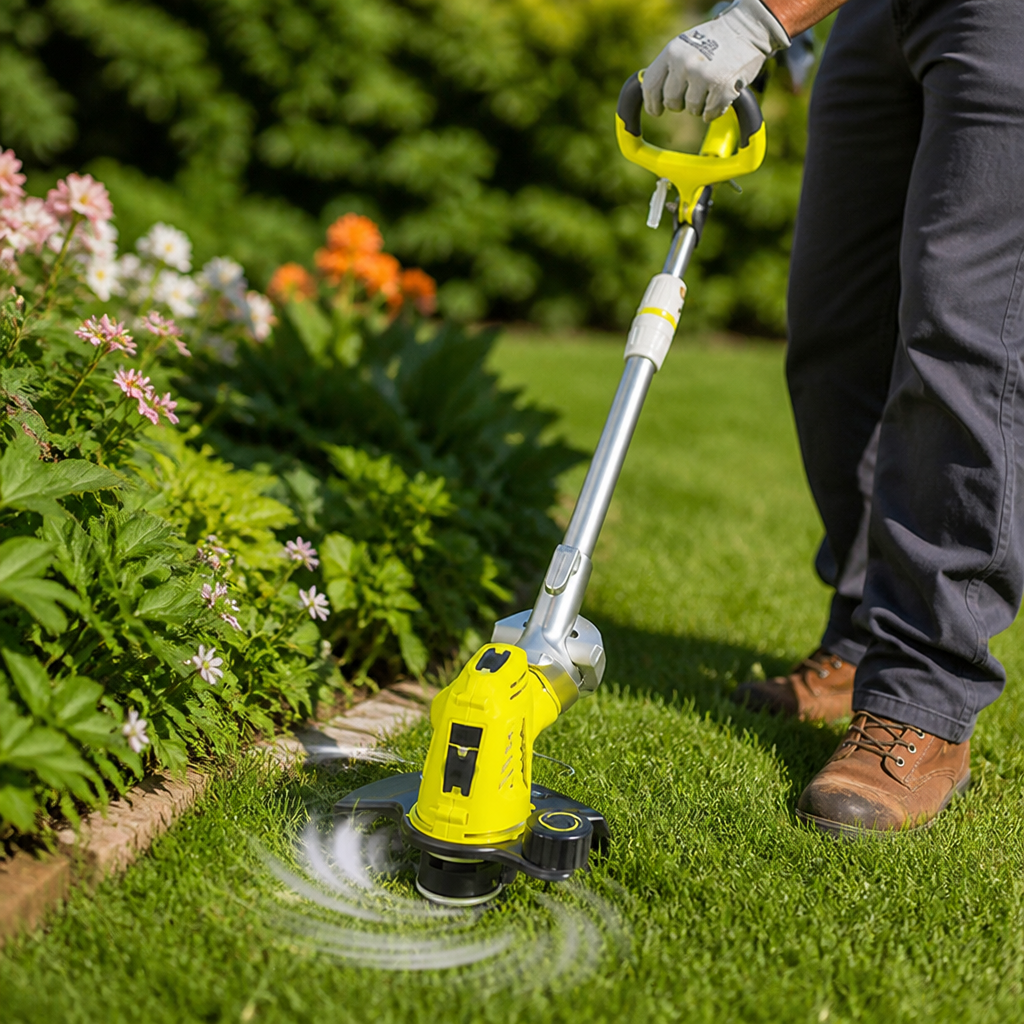 BladeJoy™ 10-inch Cordless Trimmer — Effortless Lawn Perfection Without the Pain or Hassle