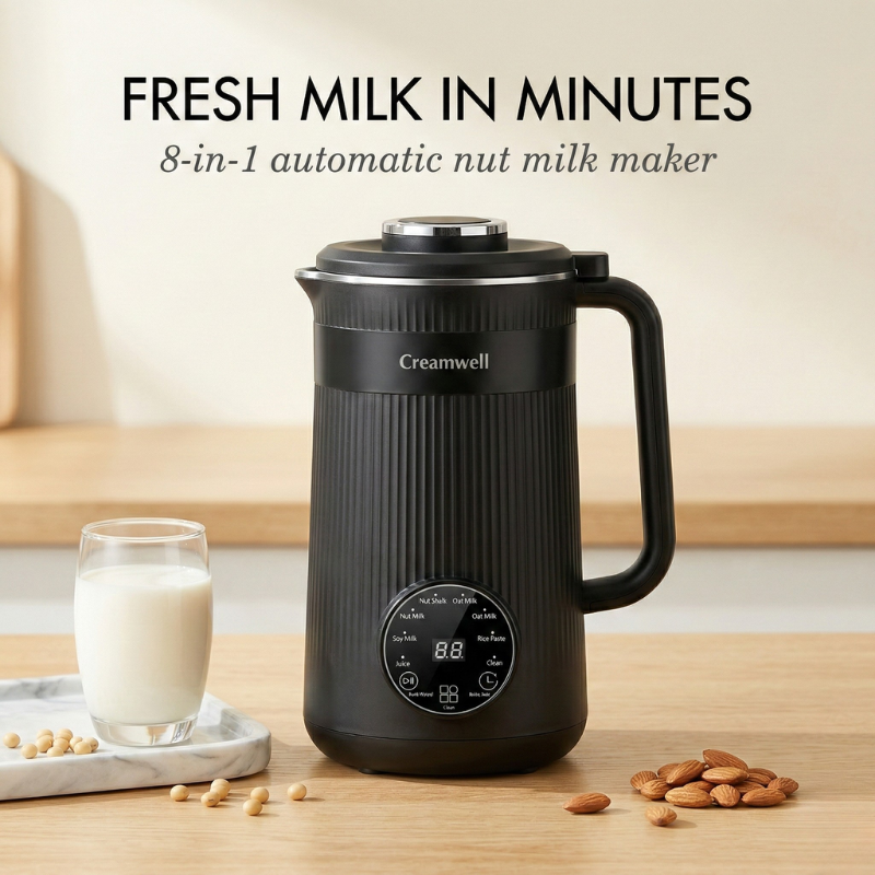 Fresh, Silky Plant Milk in Seconds – Additive-Free and Stress-Free