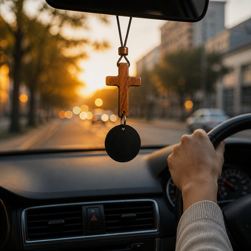 SpiritRise™ — Ignite Unshakable Faith and Calm on Every Drive