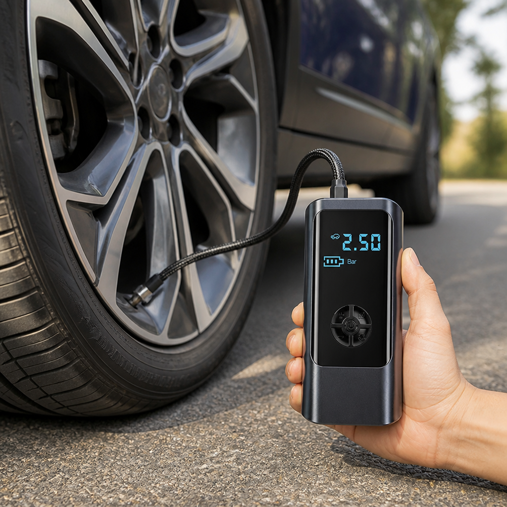 PowerPulse™ Portable Air Compressor — Take Control of Every Journey with Lightning-Fast, Worry-Free Tire Power