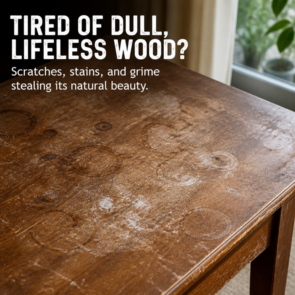 VeroLuxe™ Wood Revival Beeswax — Ignite Stunning Shine and Bring Your Wood Back to Life