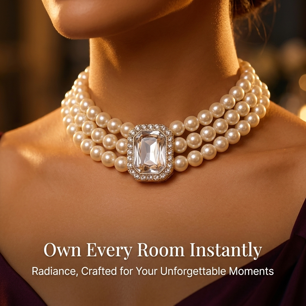 ArcadiaLuxe™ Necklace — Unleash Your Radiance and Own Every Room Instantly