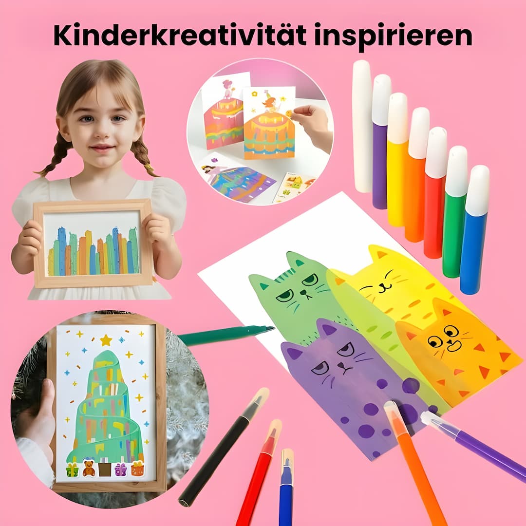 Chromaflick™ Creative Kids Paint Set — Ignite Your Child’s Confidence with Mess-Free, Magical Masterpieces
