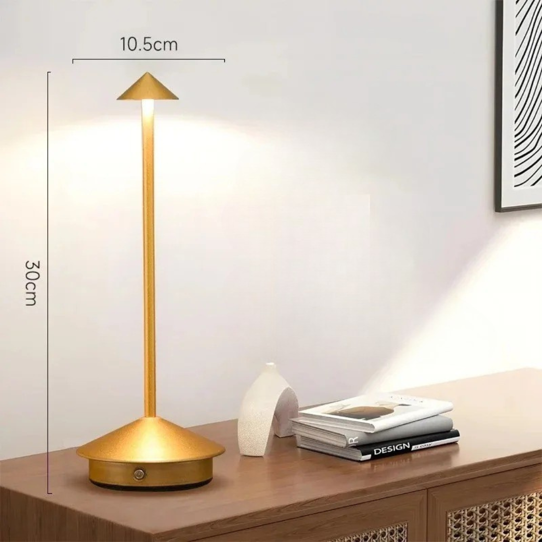 Rechargeable Cordless LED Table Lamp - Waterproof and Dimmable with USB-C
