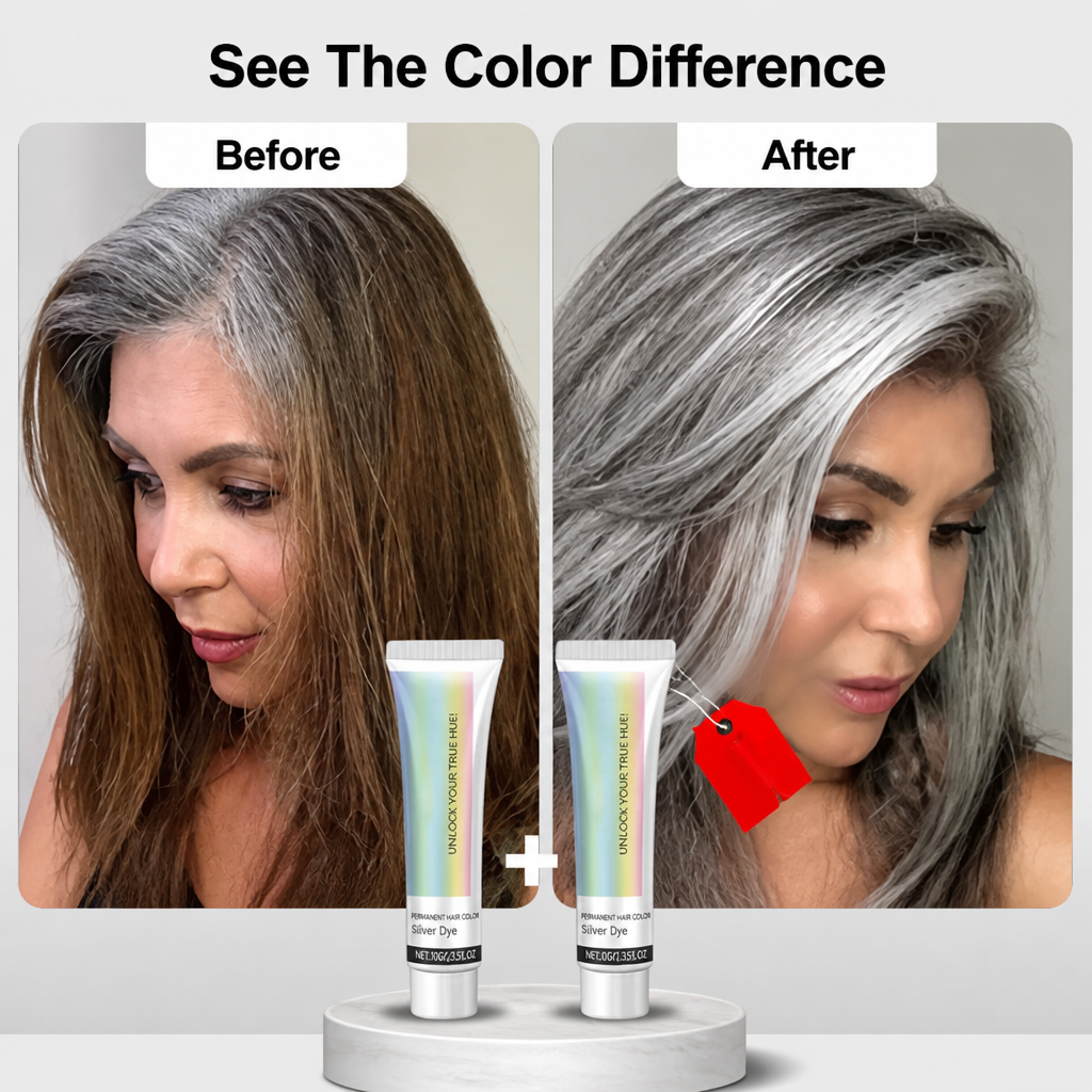 ArgentLuxe™ — Blend Your Greys Into Bright, Even Silver That Builds With Every Use