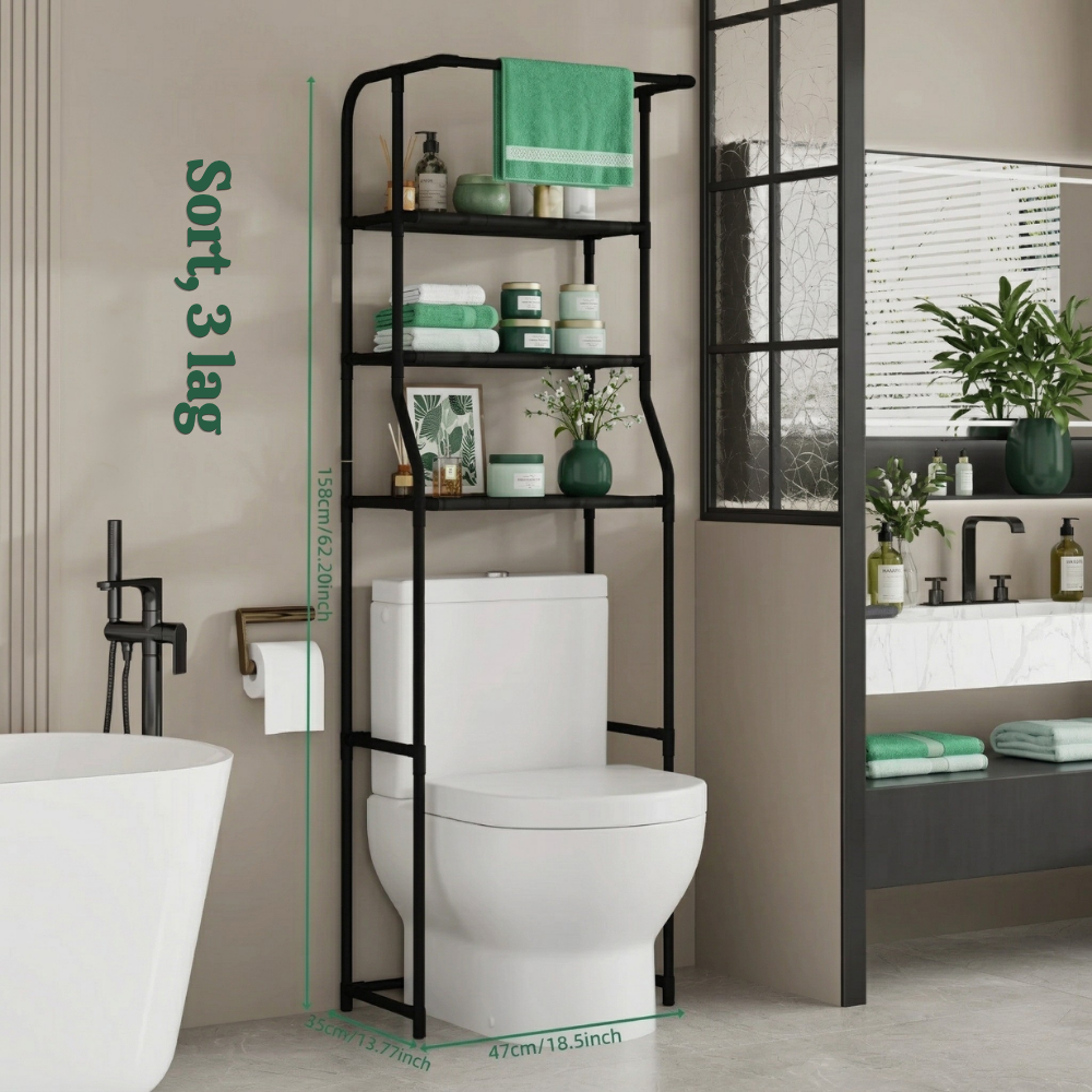 3-Tier Toilet Storage Shelf Organizer