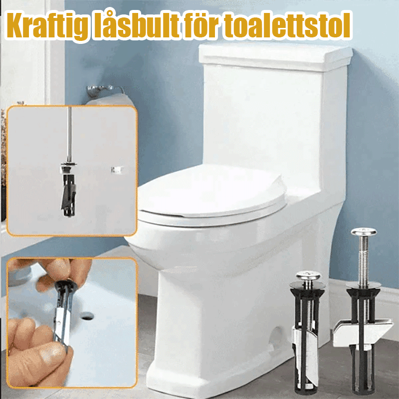 FixoGrip Toilet Seat Stabilizer Kit – No More Wobbly Seats