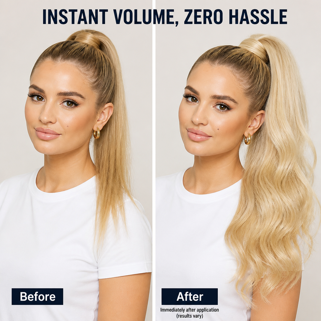 LuxeLift™ — Wrap On a Thick, Glamorous Ponytail in Seconds Flat