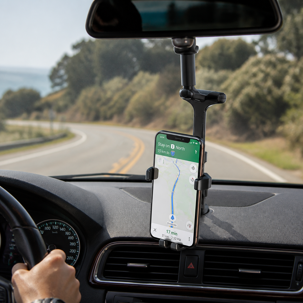 GripNavi™ — Drive Safer and Stay Fully In Control with a Rock-Solid Phone Hold