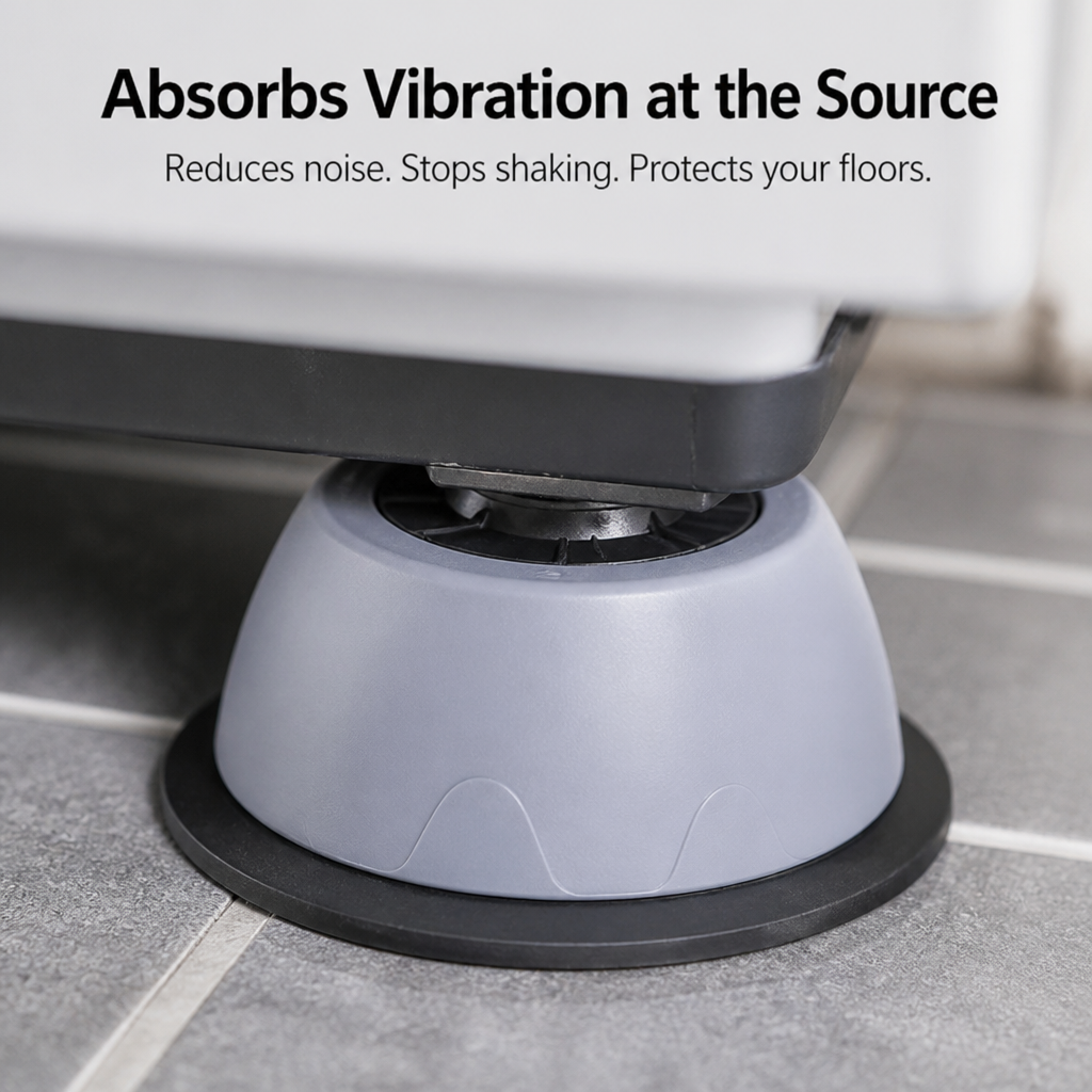 QuietNest™ — Turn Your Loud, Shaking Laundry into a Peaceful, Scratch-Free Sanctuary