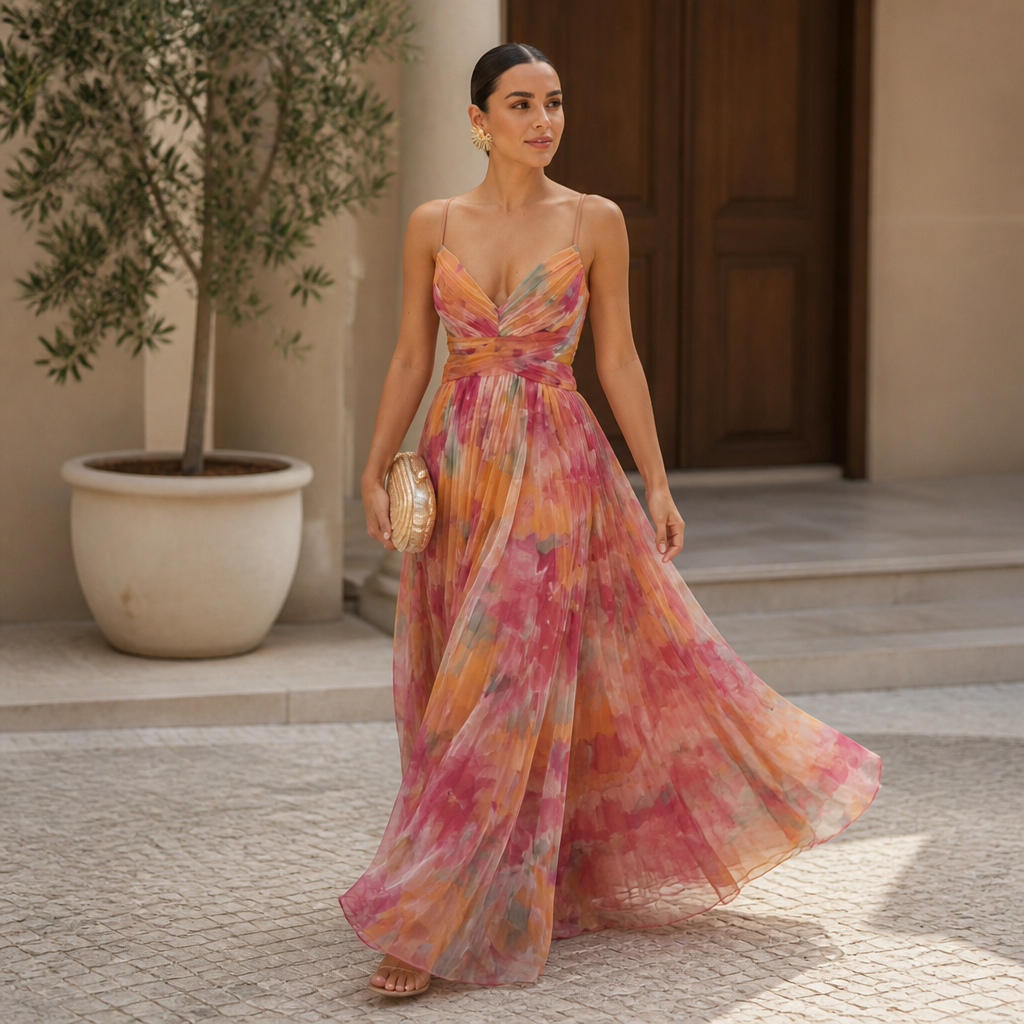 SerenLuxe™ Long Dress — Illuminate Every Moment with Effortless Grace and Freedom