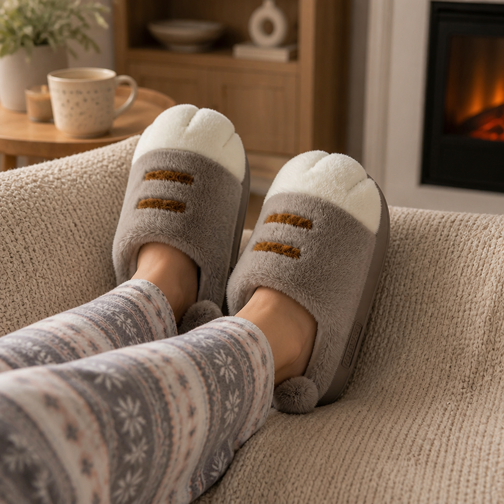 SnugPaw™ Plush Slippers — Feel the Warm, Cloud-Soft Hug Your Feet Crave Every Day