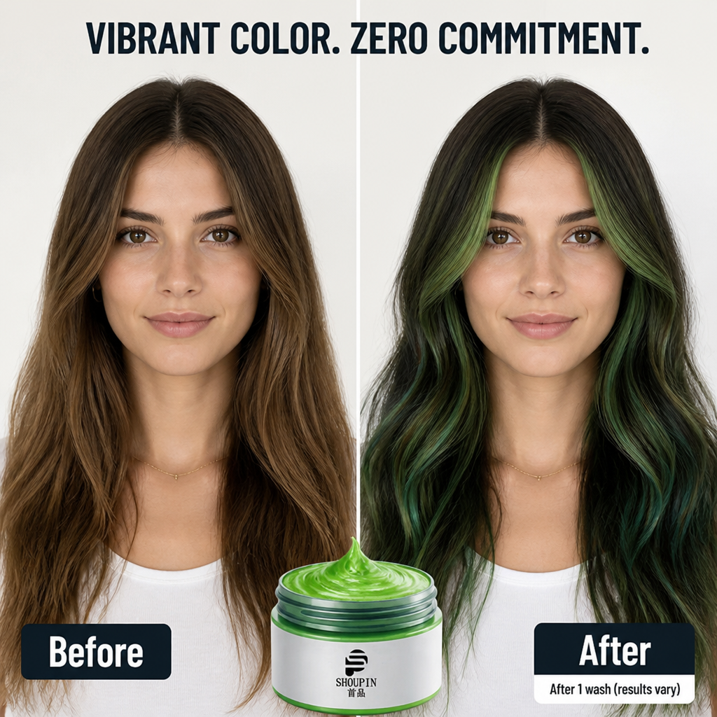 ChromAura™ — Swipe On Bold, Wash-Out Hair Color With Zero Bleach