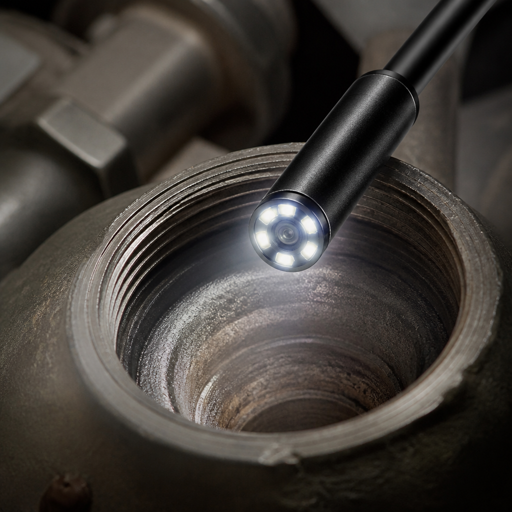 VisionPro™ Ultra HD Waterproof Endoscope — Spot Every Hidden Flaw with Rock-Solid Clarity and Durability