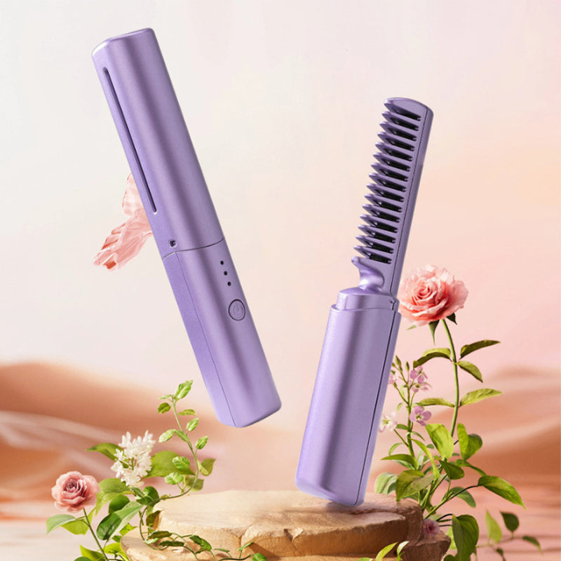 Portable Cordless Hair Straightener for Travel
