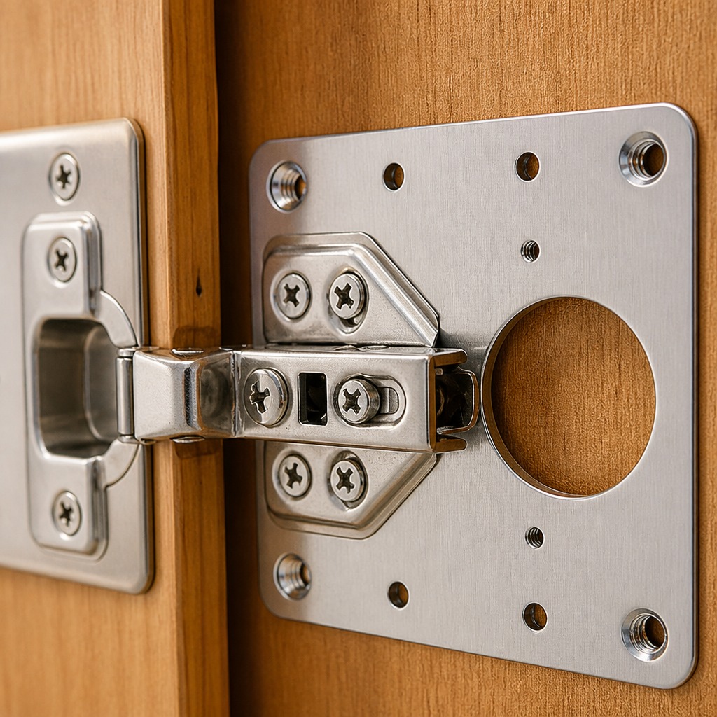 SecureHinge™ — Turn Wobbly Cabinet Doors into Rock-Solid Strength Instantly