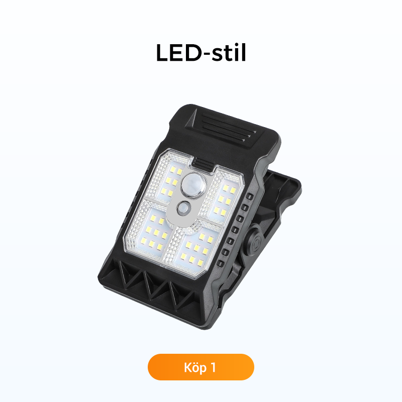 Solar Clip Light – Motion Sensor Light with No Wires or Electricity Costs