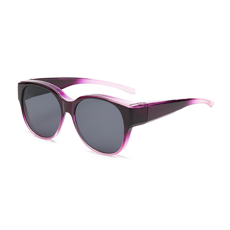 Oversized Cat-Eye Sunglasses with UV400 Polarized Lenses