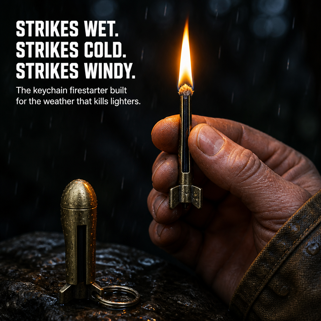 BlazeMate™ — Strike a Reliable Flame Through Rain, Wind, and Freezing Cold