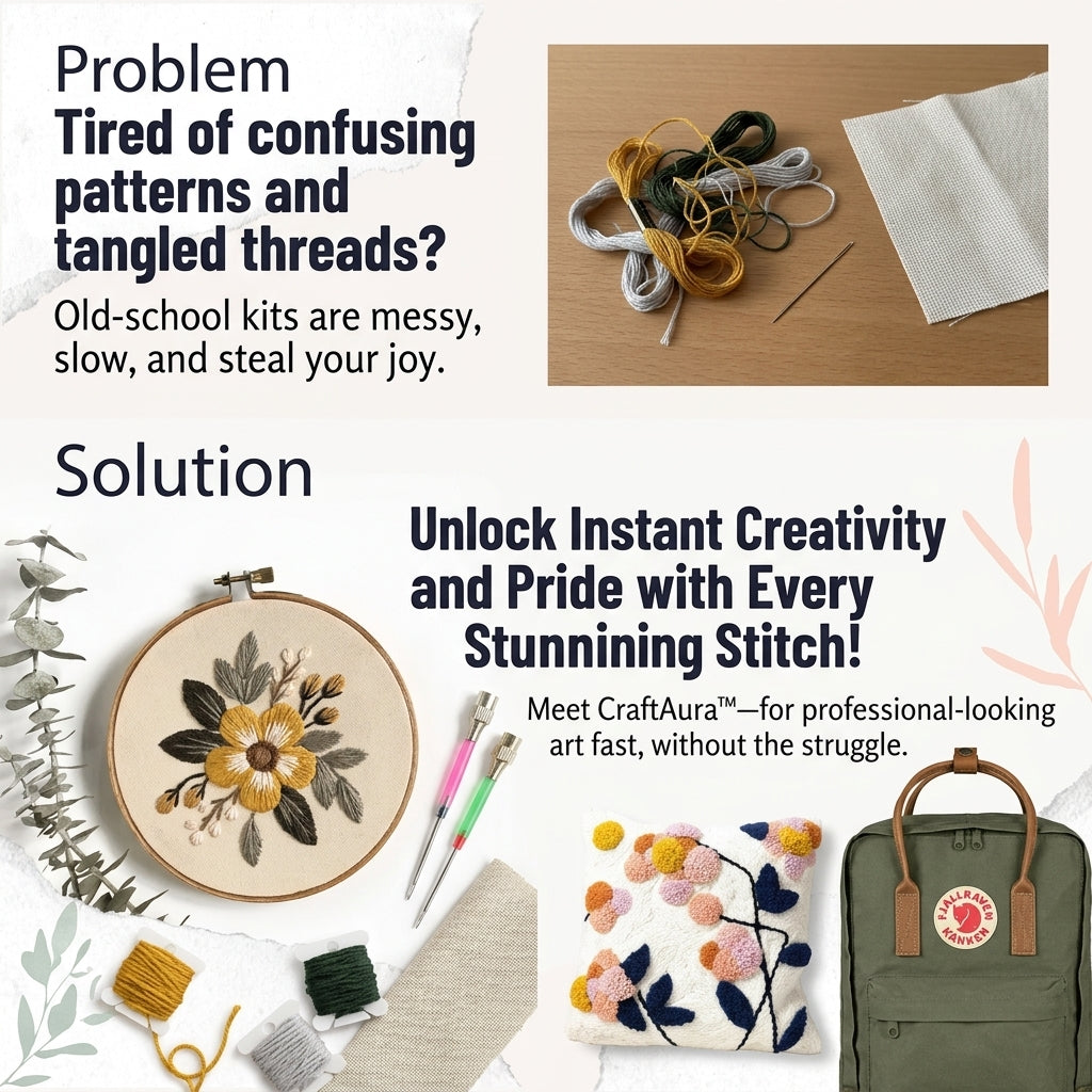CraftAura™ — Unlock Instant Creativity and Pride with Every Stunning Stitch