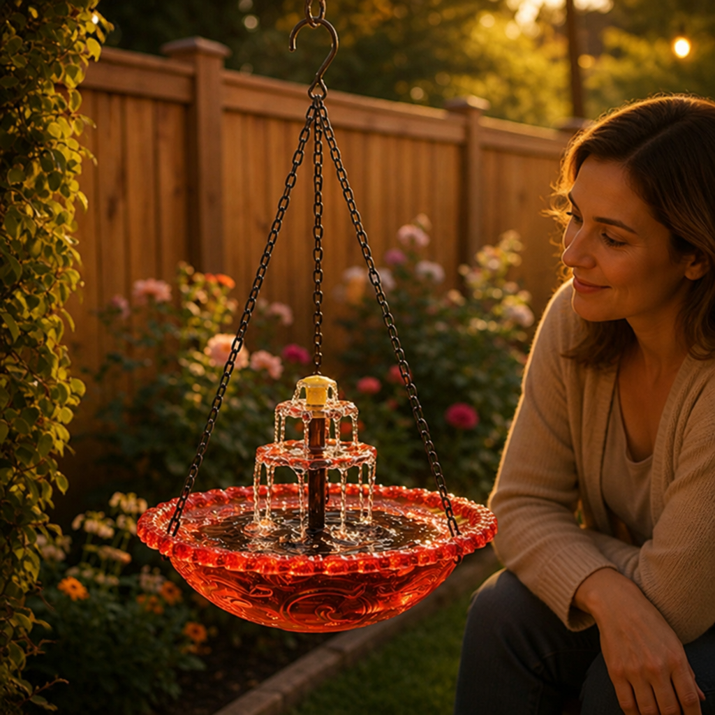 SunLure™ Cascade Fountain — Transform Your Garden into a Peaceful Bird Paradise with Effortless Sun-Powered Magic