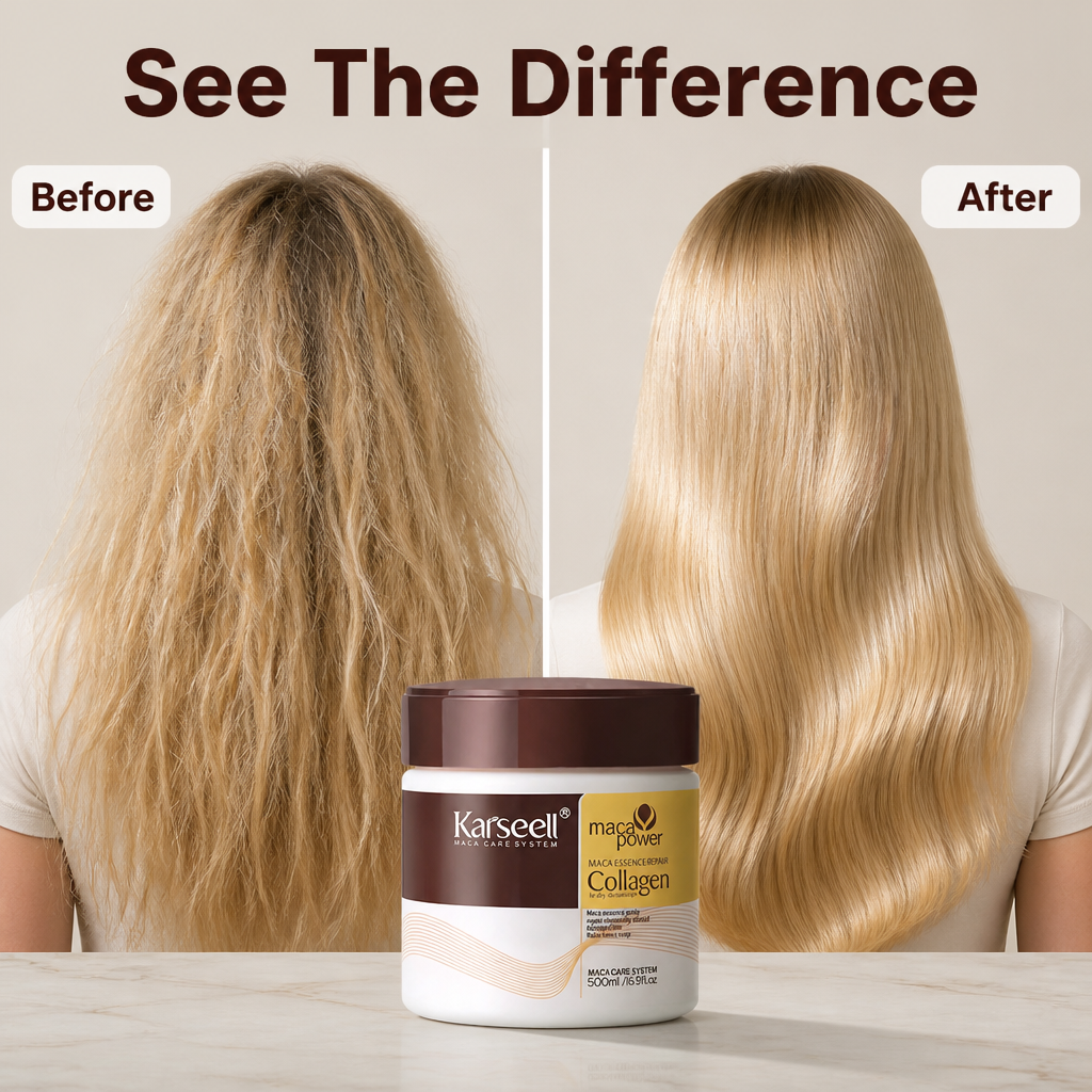 LumaSheen™ Deep Repair Mask — Bring Your Hair Back to Life with Silky, Frizz-Free Radiance