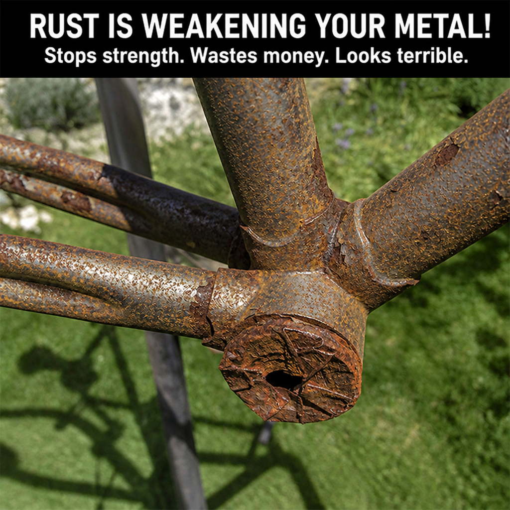 MetalMatte™ — Turn Rusted Metal Into a Lasting, Invisible Fortress of Strength