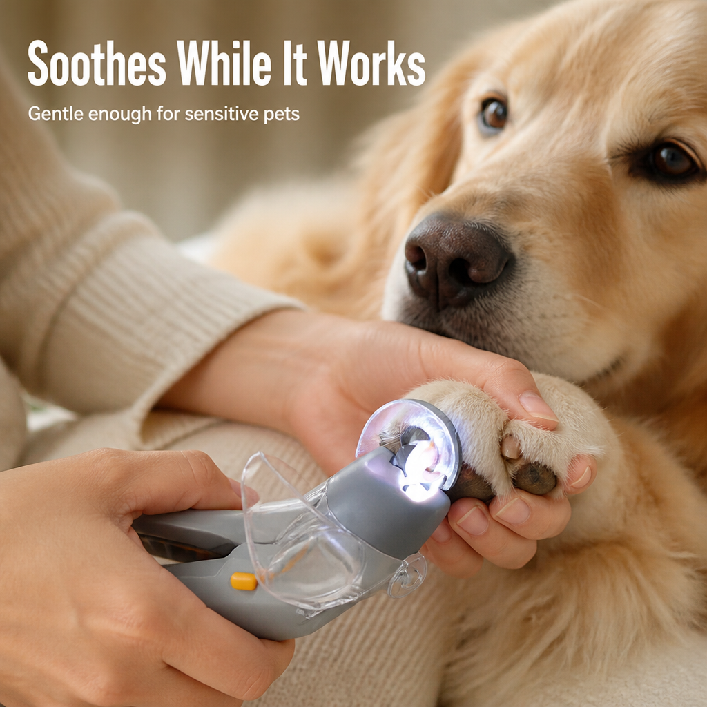 ClariPaw™ Precision Nail Trimmer — Clip with Confidence and Create Calm Moments Your Pet Will Love