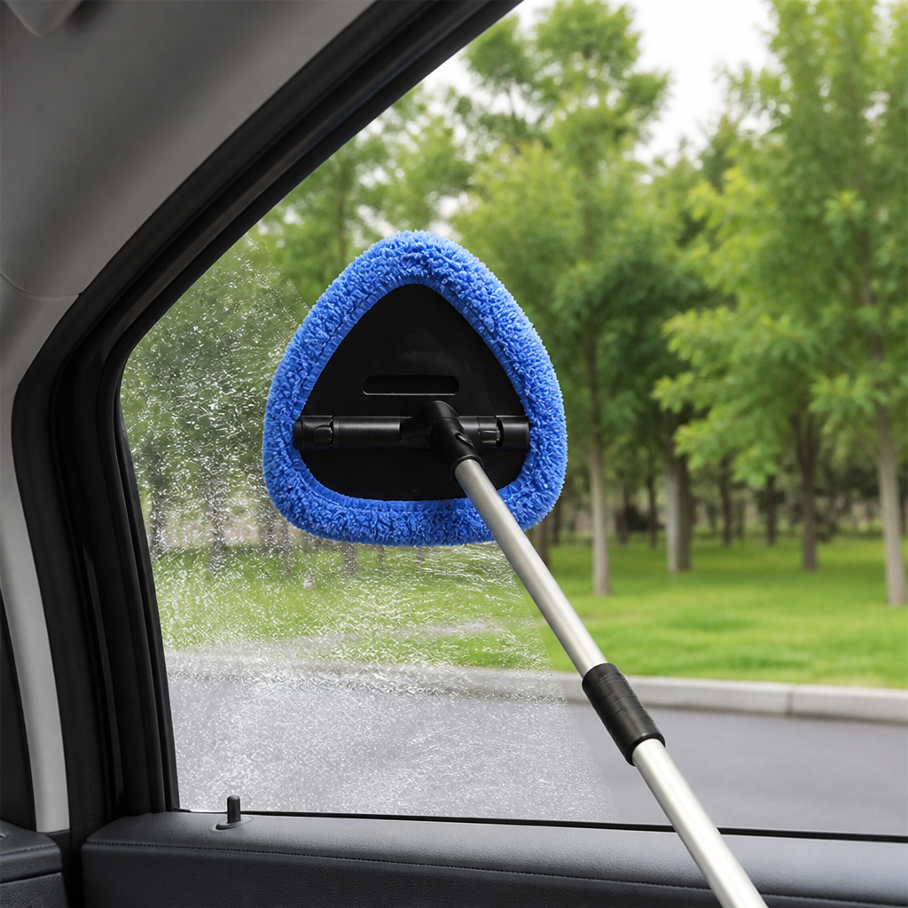 PanoramaShine™ — Reach Every Corner for Crystal-Clear, Scratch-Free Sparkle