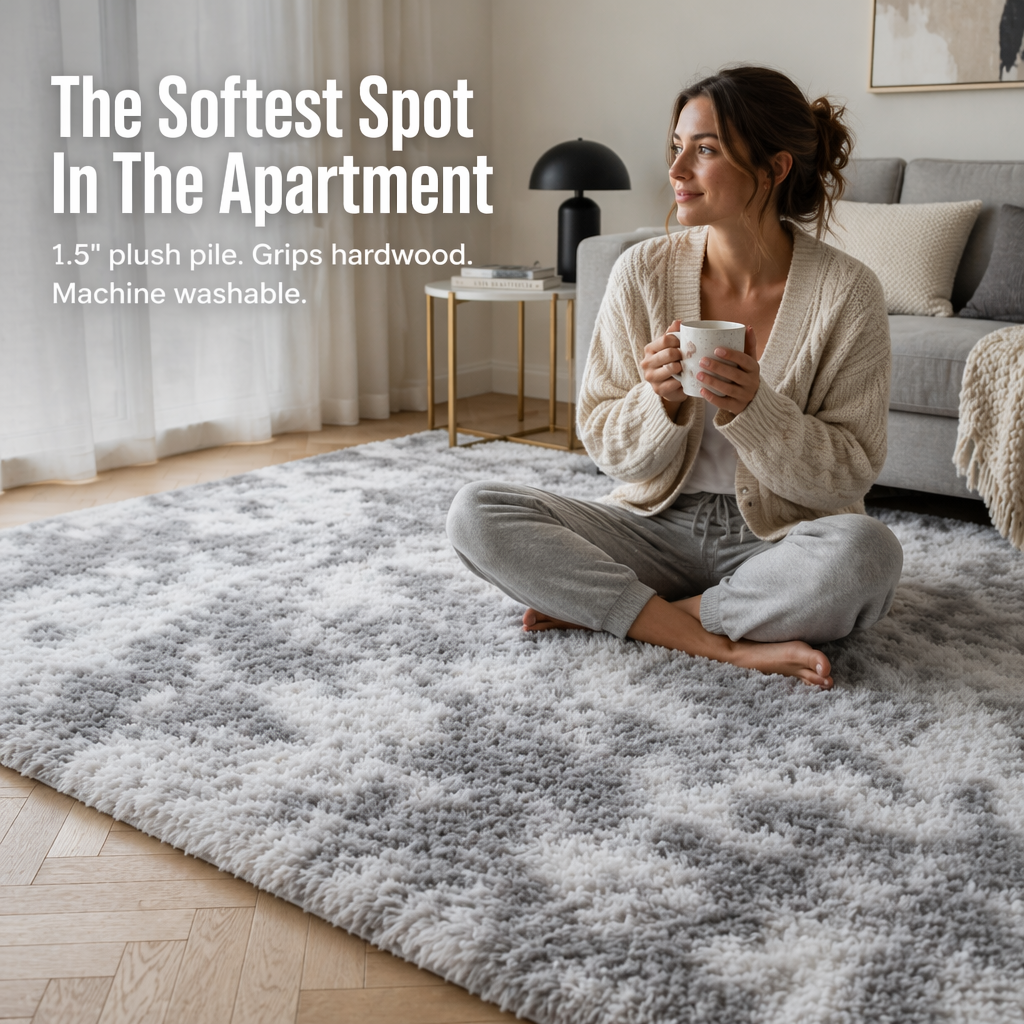 VelaraNest™ — Sink Into Cloud-Soft Plush That Grips Hardwood and Washes Clean
