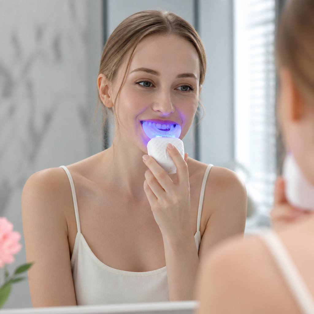 BrightAura™ — Smile Brighter Fast with Effortless, Deep-Clean Power