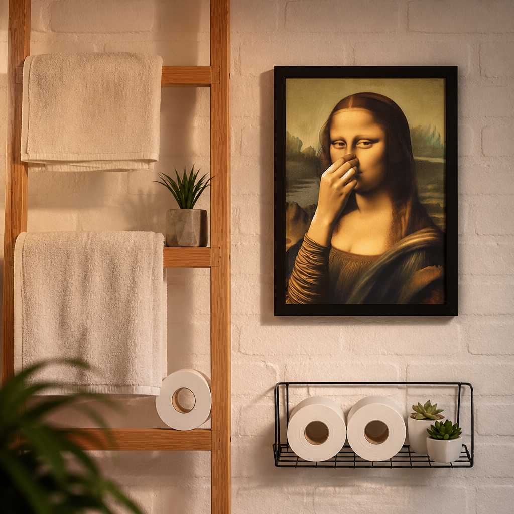 QuirkMuse™ — Turn Your Bathroom into a Bold Stage of Laughter and Style
