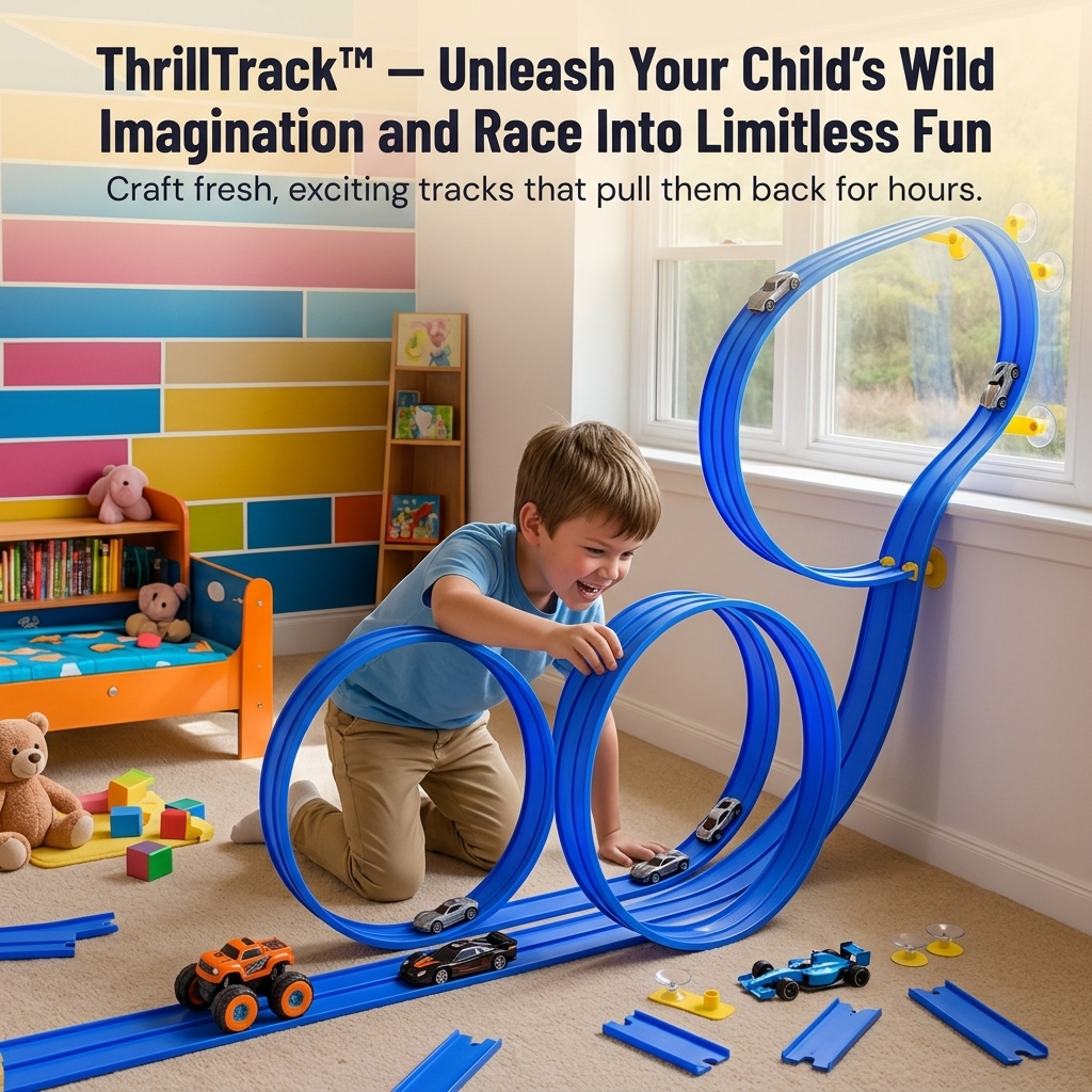ThrillTrack™ — Unleash Your Child’s Wild Imagination and Race Into Limitless Fun