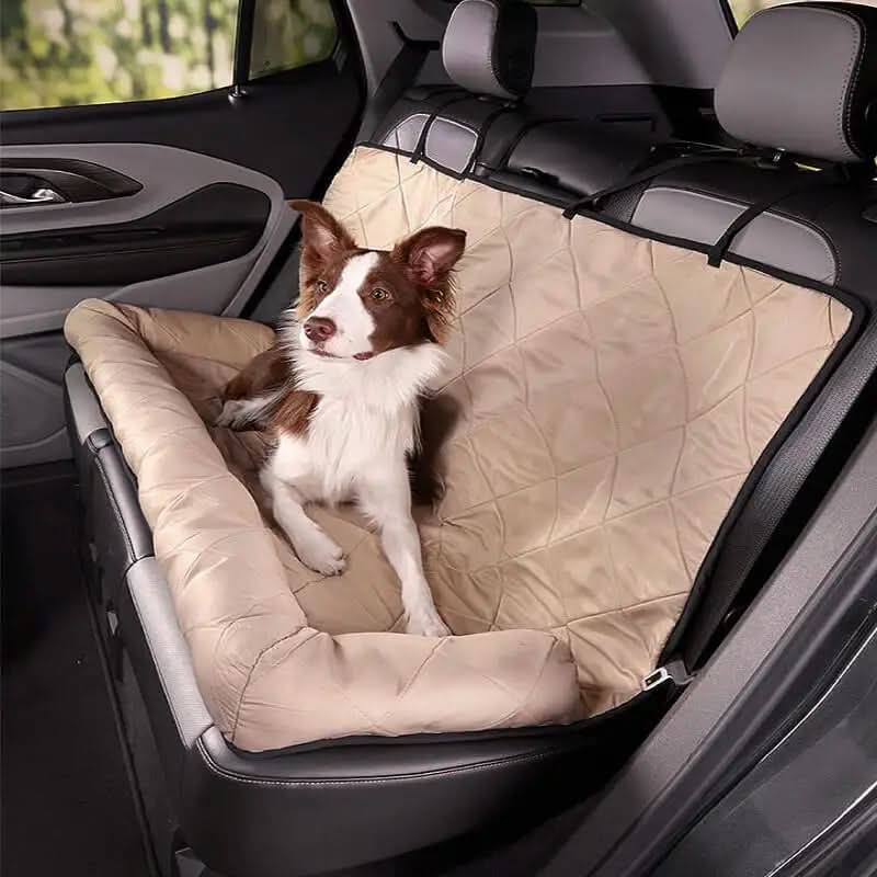 Waterproof and Scratch-Resistant Dog Lounge for Back Seat