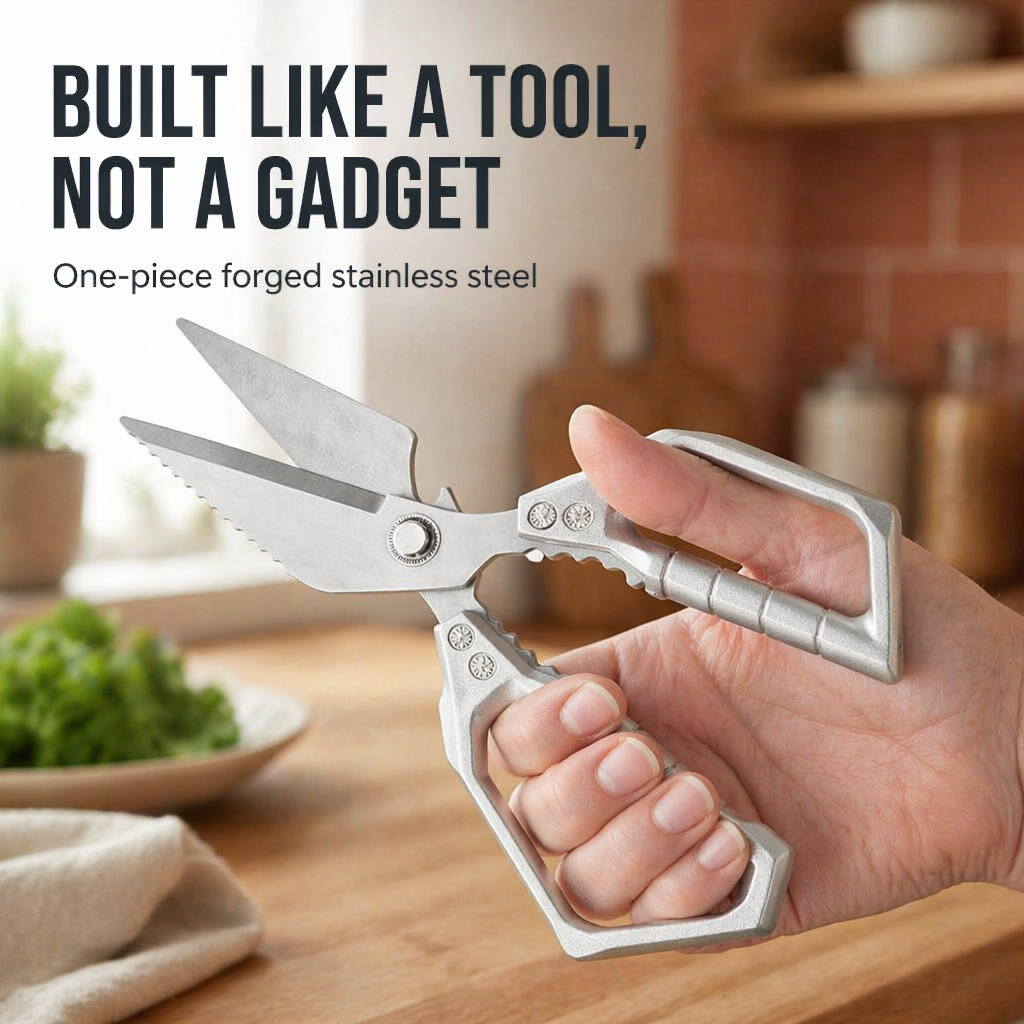 SharpEdgePro™ — Slice Through Chicken Bones, Shells & Herbs In One Snap