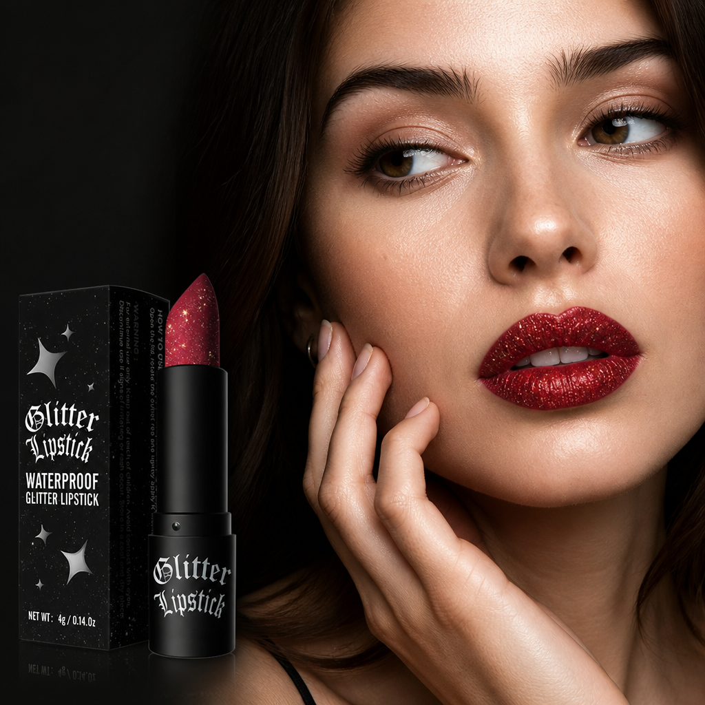 VelvetLuxe™ Matte Lipstick With Glitter Crush — Dazzle All Day with Lush, Radiant Lips That Never Fade