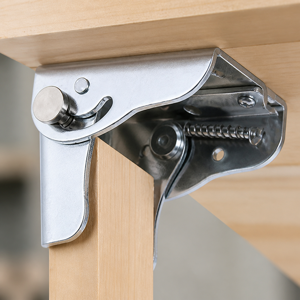 IronLock™ Fold & Secure Hinges — Unshakable Strength That Frees Your Space Instantly