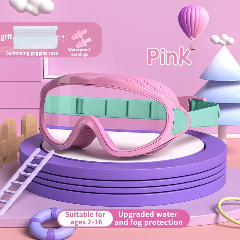 Kids' HD Swim Goggles – UV Protection and Anti-Fog Feature