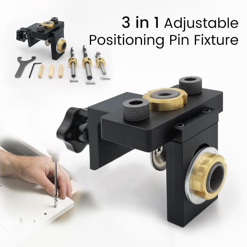 MasterMark™ 3-in-1 Doweling Jig — Nail Perfect Wood Joints That Last a Lifetime